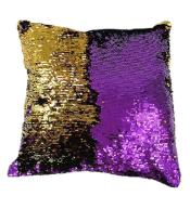 Poszewka na poduszkę 40x40 obrotowe cekiny MIX