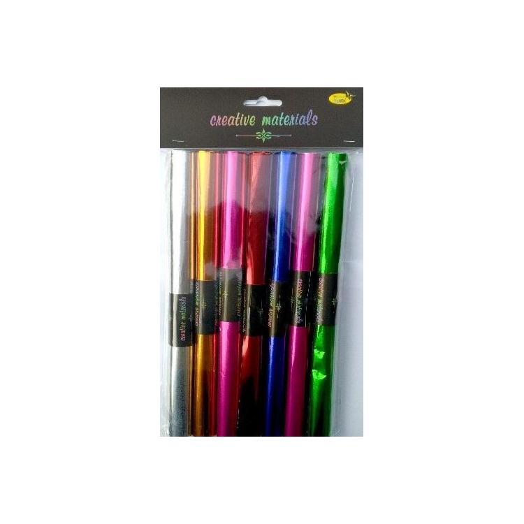 Folia metaliczna wzmocniona 25x35cm 7szt