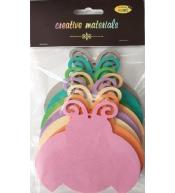 Biedronki z pianki 10,5x9cm 8szt