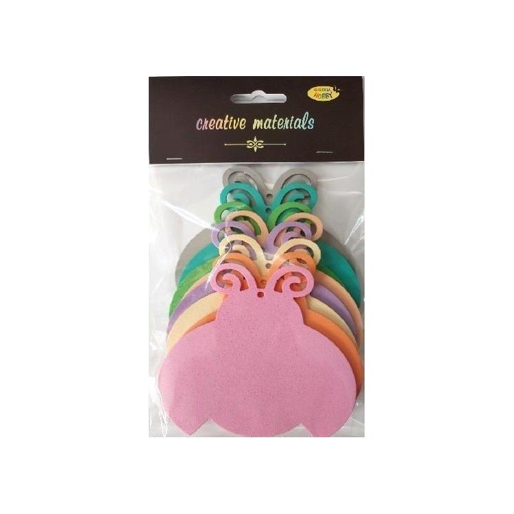 Biedronki z pianki 10,5x9cm 8szt