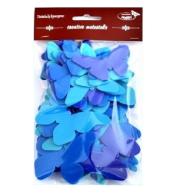 Motyle tonacja niebieska 52szt