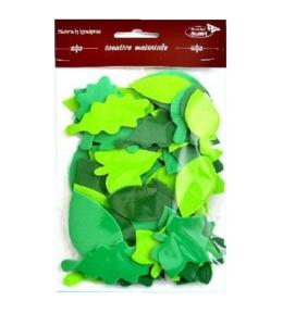 Listki tonacja zielona 60szt