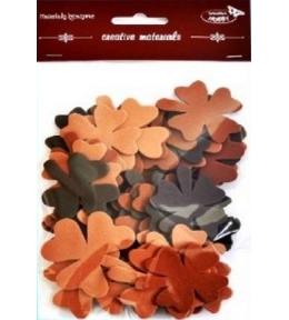 Koniczyny tonacja brązowa 44szt