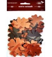 Koniczyny tonacja brązowa 44szt