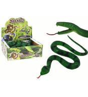 Gumowy wąż zielony