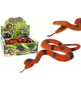 Gumowy wąż brązowy