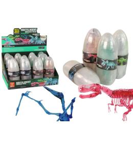 Otwierane jajo dinozaura fgurka krystaliczne MIX