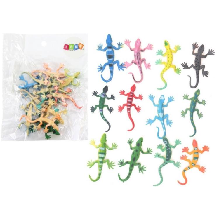 Jaszczurki kolorowe 12szt