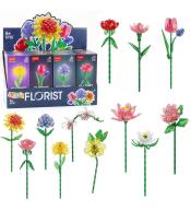 Klocki konstrukcyjne Kwiat kompozycje 60-150el MIX