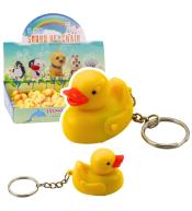 Brelok do kluczy kaczka led żółta