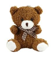 Brelok pluszowy miś brązowy 8cm