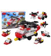 Klocki konstrukcyjne Helikopter 6w1 117el