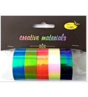 Taśmy papierowe opalizujące 15mm 5szt