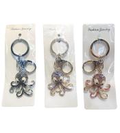 Brelok Ośmiornica metalowa MIX