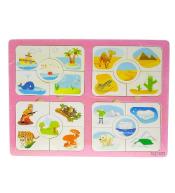 Układanka drewniana 4 obrazki