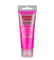 Farba akrylowa 75ml różowy fluo HAPPY COLOR