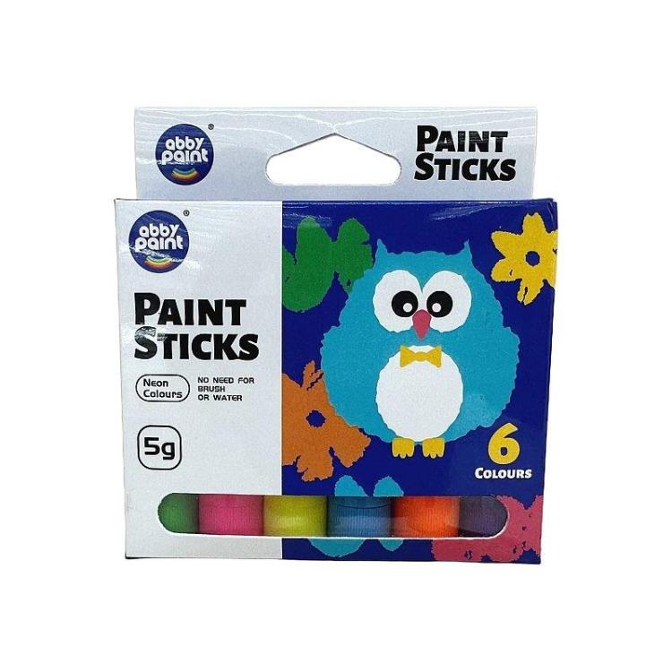 Farba w sztyfcie 6 kolorów