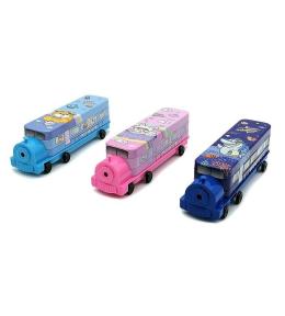 Piórnik autobus metalowy z temperówką metal MIX