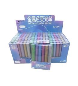 Flamastry metaliczne 6 kolorów