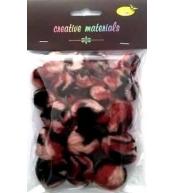 Pompony zwierzęce 25-40mm 21szt