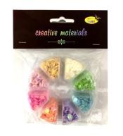 Cekiny 8 kolorów pastelowych 6mm 40g