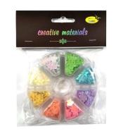 Cekiny kwiatki 8 kolorów 6mm 40g