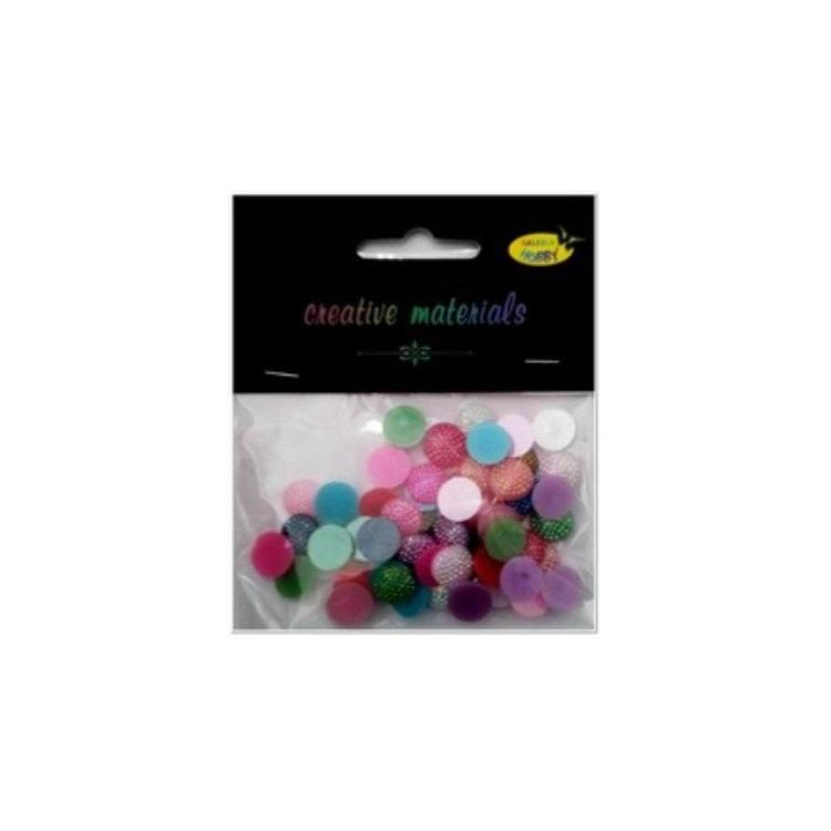 Półperełki z mikrostrukturą 12mm 15g