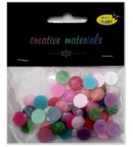 Półperełki z mikrostrukturą 12mm 15g