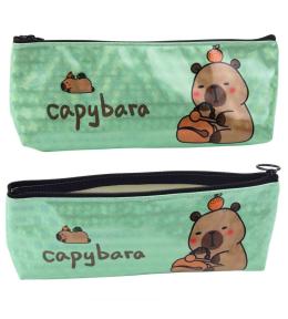 Piórnik Kapibara metaliczny zielony