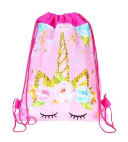 Worek na buty Jednorożec Kwiaty różowy