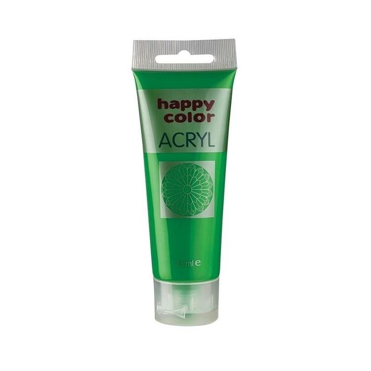 Farba akrylowa 75ml zielona HAPPY COLOR