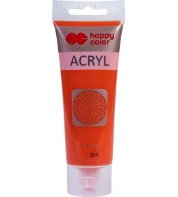 Farba akrylowa 75ml jasno czerwona HAPPY COLOR