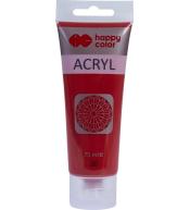 Farba akrylowa 75ml ciemno czerwona HAPPY COLOR