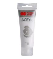 Farba akrylowa 75ml biel tytanowa HAPPY COLOR