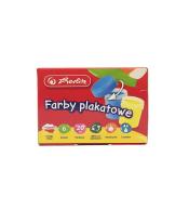 Farby plakatowe szkolne 6 kolorów x 20ml