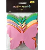 Motyle z pianki 11,5x8,5cm 8szt