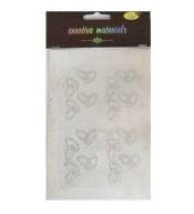 Obrączki akrylowe 16szt srebrne