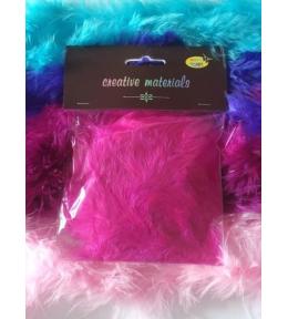 Girlanda z piór różowa 2m