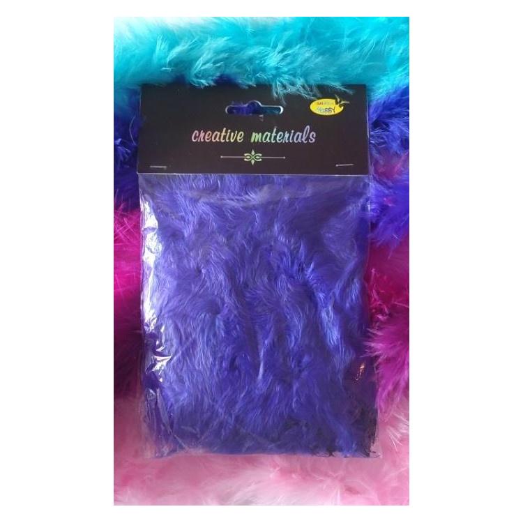 Girlanda z piór fioletowa 2m