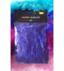 Girlanda z piór fioletowa 2m