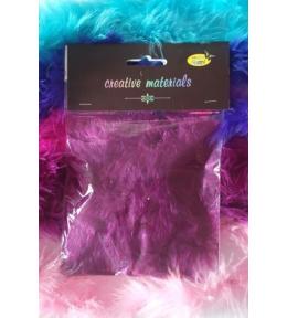 Girlanda z piór bordowa 2m