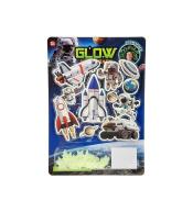 Naklejki fluo na ścianę 34,5x21cm