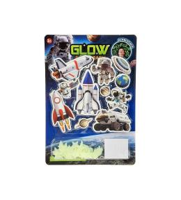 Naklejki fluo na ścianę 34,5x21cm