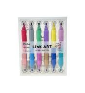 Flamastry dwustronne 12 kolorów