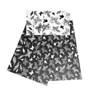 Kartony w motywy czarno-białe 24x24cm 3 arkusze