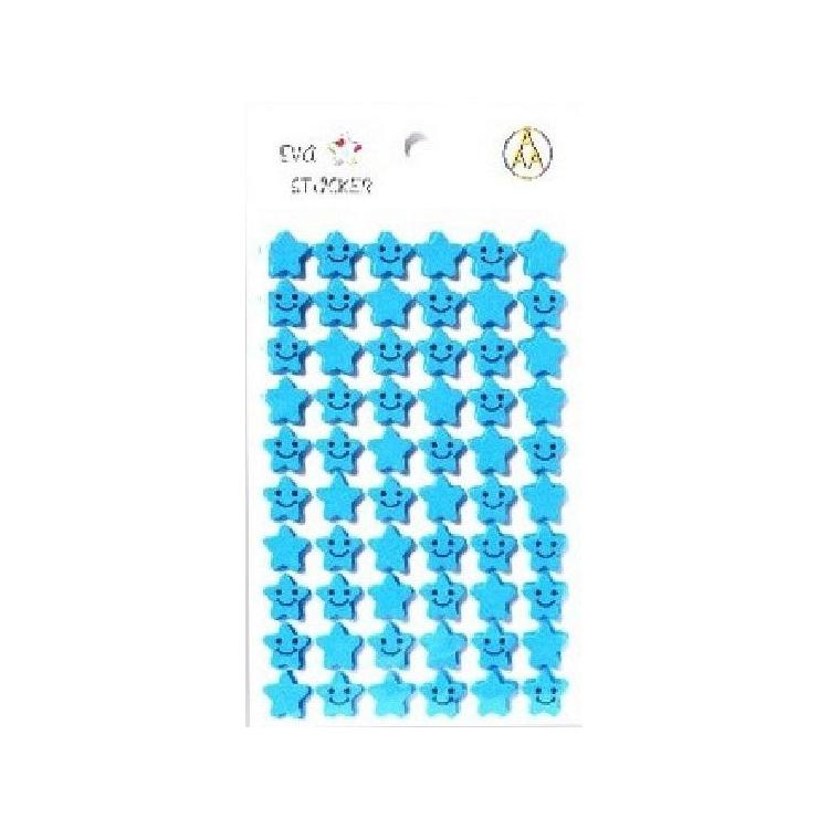 Stiker Gwiazdka piankowy niebieski