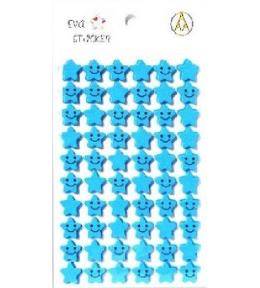 Stiker Gwiazdka piankowy niebieski