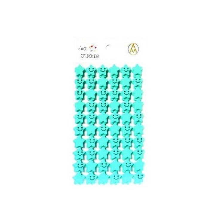 Stiker Gwiazdka piankowy miętowy