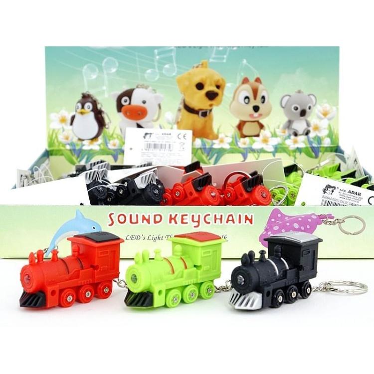 Brelok lokomotywa światło dźwięk MIX