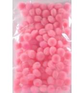 Pompony różowe 10mm